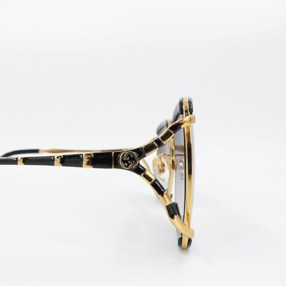 Gucci GG0593 Sunglasses Black Gray OS - Picture 7 of 16